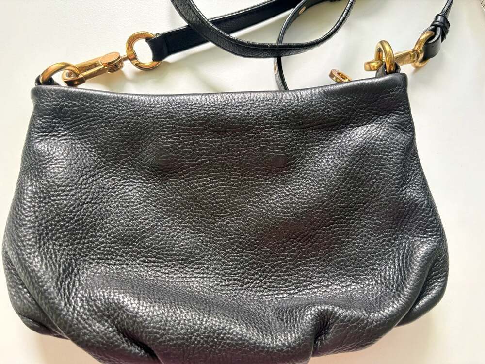 Marc by Marc Jacobs Standard Supply Workwear Black Leather Crossbody Bag - Picture 2 of 9